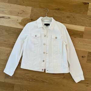 Women's White Denim Jacket